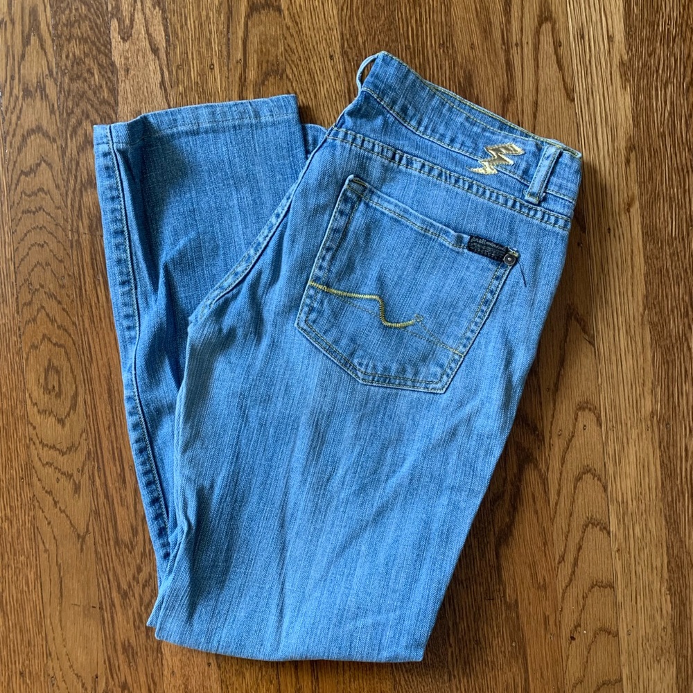 *EUC* 7 For All Mankind Straight Leg Jeans - Sz 29